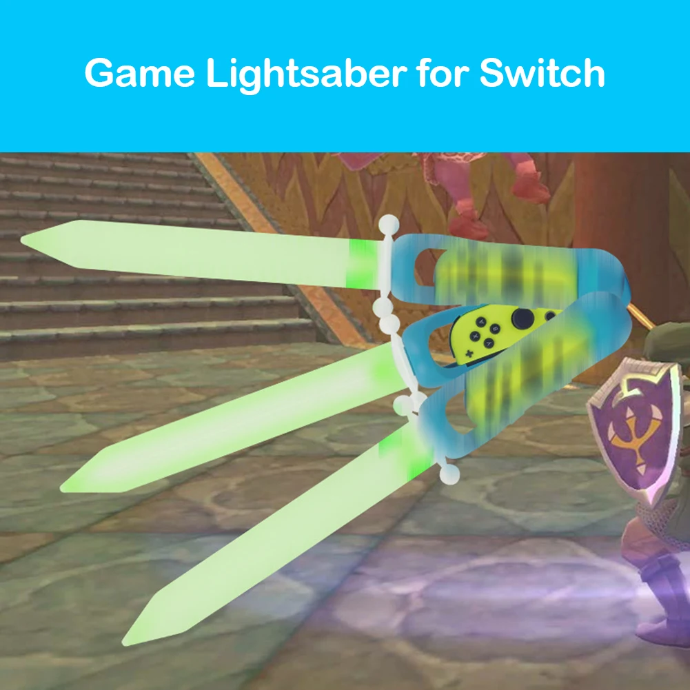 Светящийся меч для Nintendo Switch Skyward zeldaes Joycon соматосенсорная игра геймпад NS