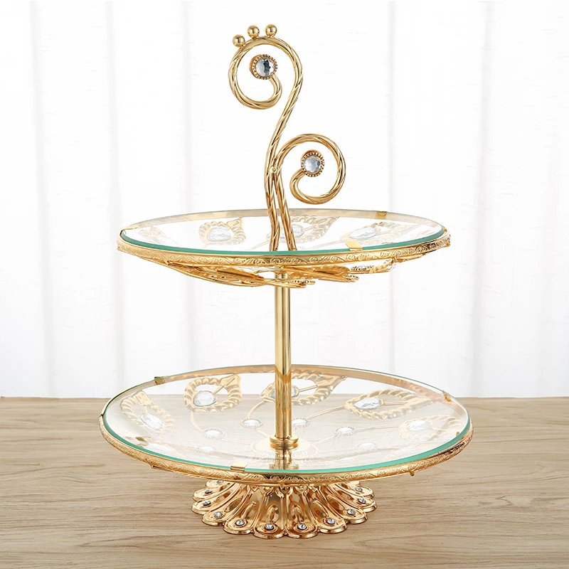 Роскошная домашняя Фруктовая тарелка ktv Стеклянное блюдо для фруктов и конфет