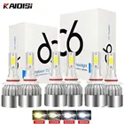 Новинка C6 H1 H3 Автомобильные светодиодные лампы для фар H7 уличные фары H4 880 H11 HB3 9005 HB4 9006 H13 6000K 12 в 72 Вт 7600 лм Автомобильные фары инструменты