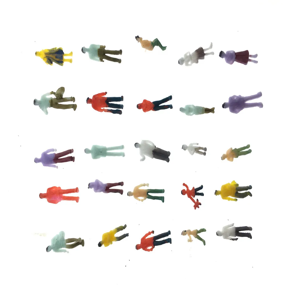 100 шт. масштаб 1/150 строительные модели фигурки людей окрашенные игрушки для Диона