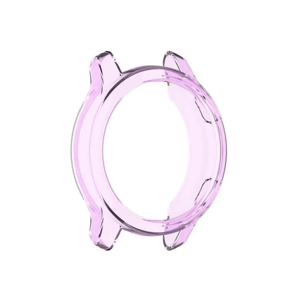 

Smartwatch Protective Case Transparent Shockproof TPU Anti-fall Round Smartwatch Protector Holder for Garmin Venu