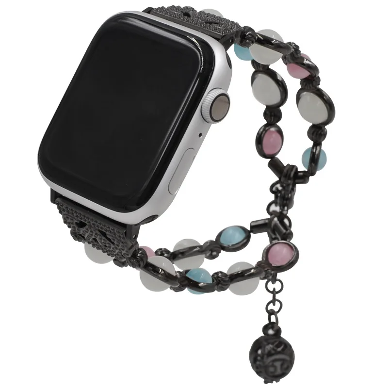 Браслет с бусинами для Apple Watch Series 4 3 2 1 38/40/42/44 мм | Электроника