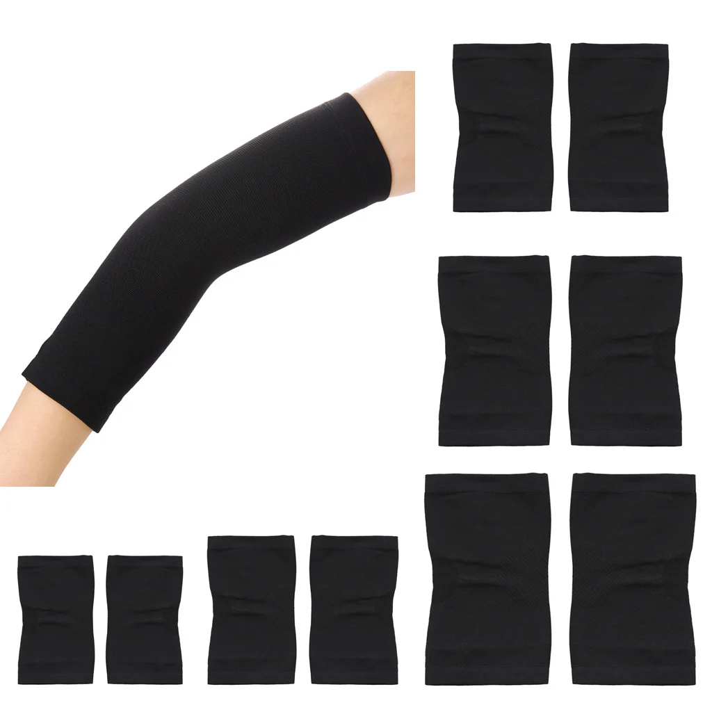 

2pcs Men Women Sports Arm Sleeves Sports Compression Sleeve Wrap Elbow Brace