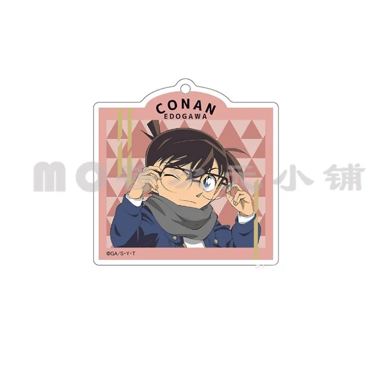 

Detective Cona Case Closed Anime Matsuda Jinpei Keychain Keyrings Acrylic Double Sided Backpack Wallet Pendant Xmas Gifts New