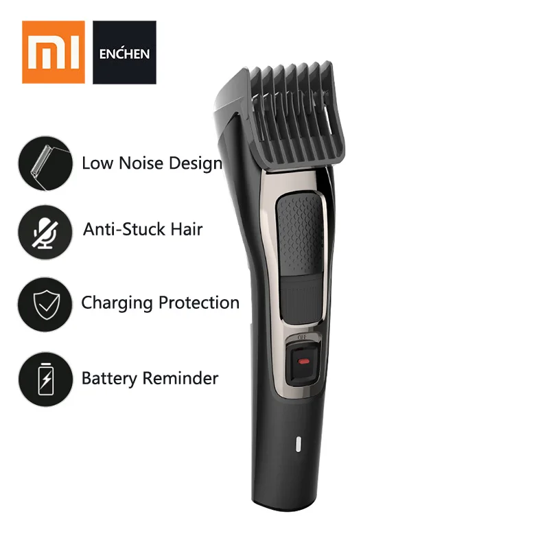 

Xiaomi Enchen Hair Clipper Sharp3S Electric Hair Trimmer Rechargeable Professional Cutter Adult Hairdress Anti-seize Low Noise