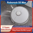 Roborock S5 Max робот пылесос, автоматическая умная планировка Уборка Пыли стерилизовать стиральная приложение WI-FI Управление глобальная версия