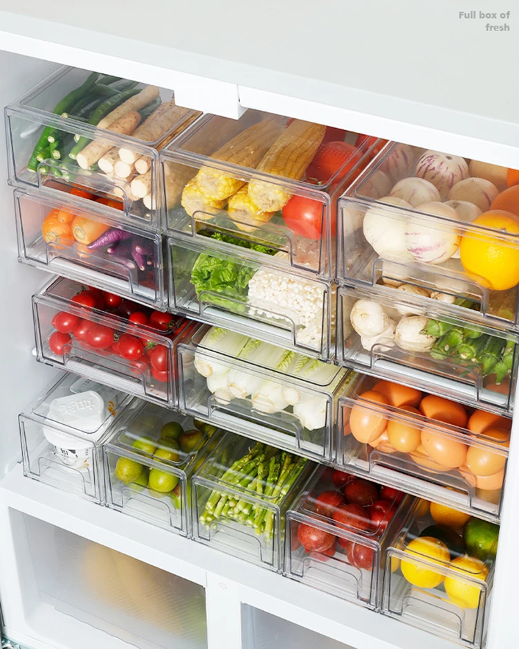Холодильник коробка для хранения прозрачный пищевые корзины фруктовые овощные