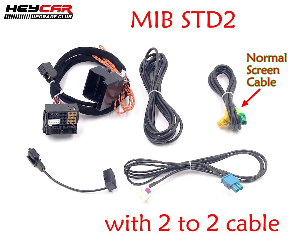 MIB STD2 ZR NAV Откройте для себя Pro радио адаптер кабель провода жгут с 2 до 2 кабель для Golf 7 MK7 Passat B8 Tiguan MQB автомобиля