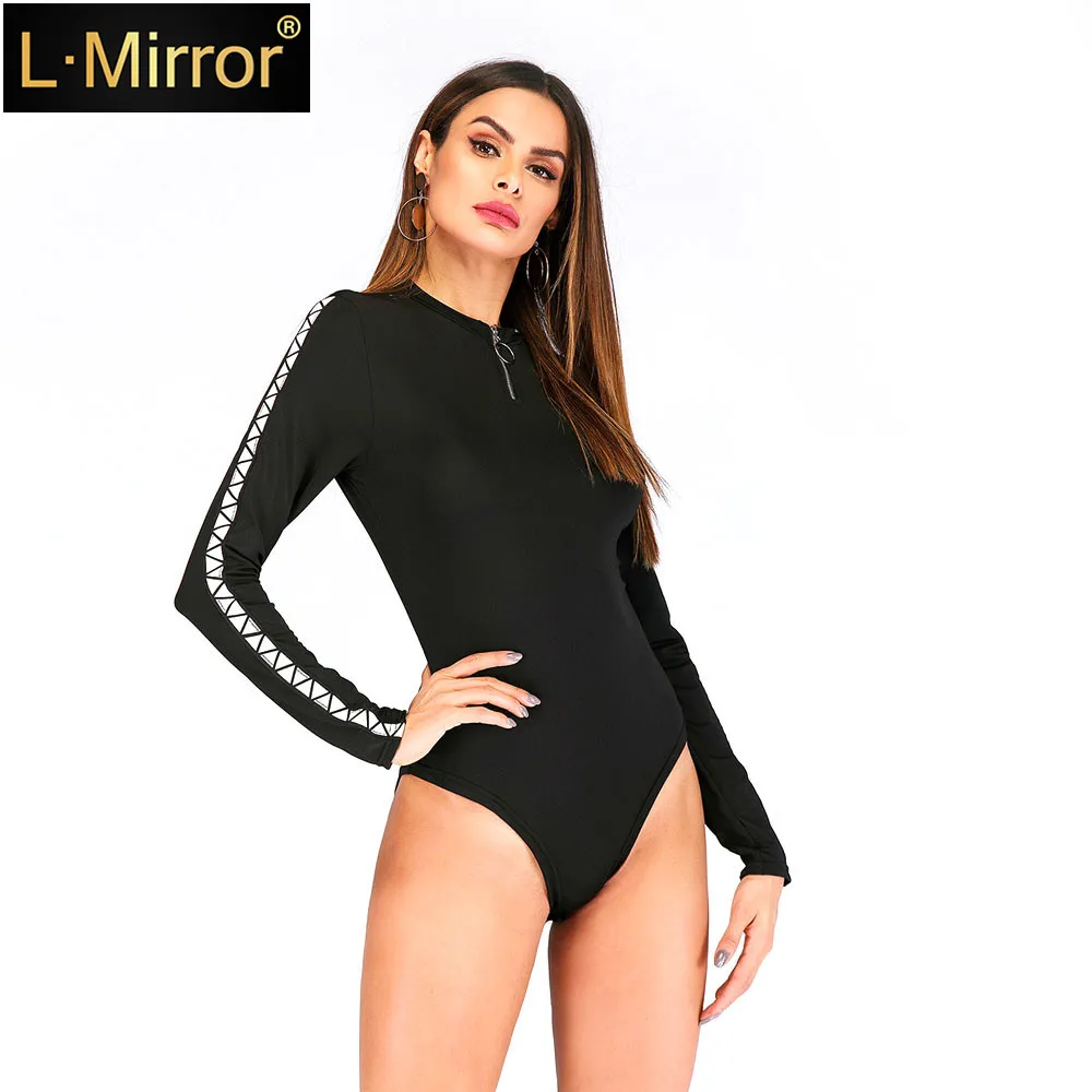 

L. Зеркало заднего вида 1 шт.; Пикантная женская обувь на застежке-молнии Шеи Контрастного цвета с длинным рукавом пляжные вечерние комбинезо...