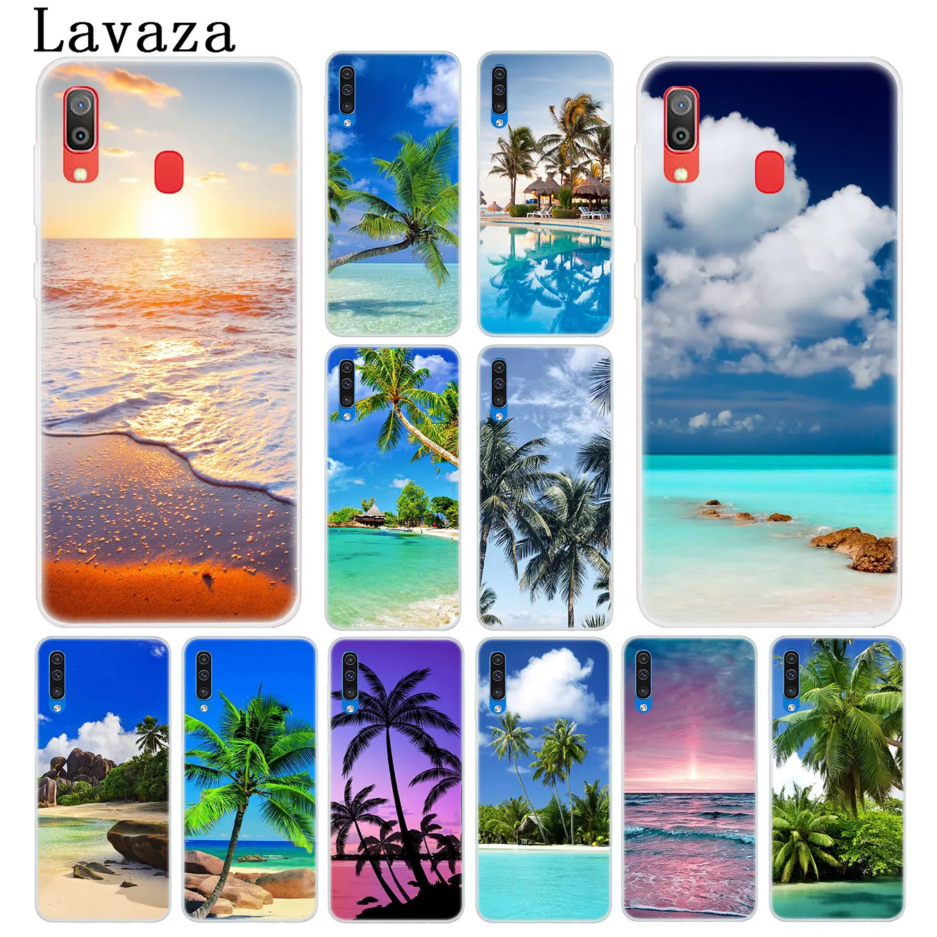 Lavaza тропические пальмы море пляж спрей чехол для телефона samsung Galaxy A20E M40 M30 M20 M10 A10