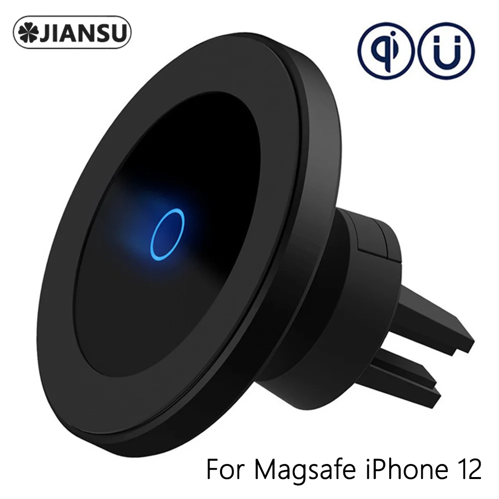 

Magnetic Wireless Charger Car Mount Stand For Magsafe iPhone 12 Pro Max Qi Fast Charge Magsafing Magnet Car Charger Phone Holder