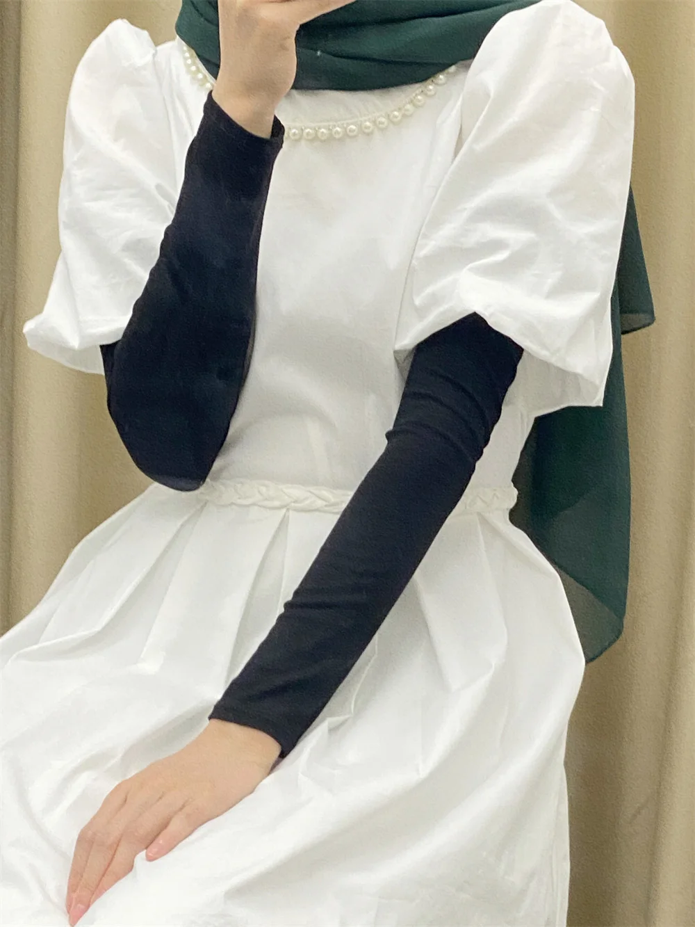 Женский исламский чехол для рук малайзийский женский защиты от УФ-лучей