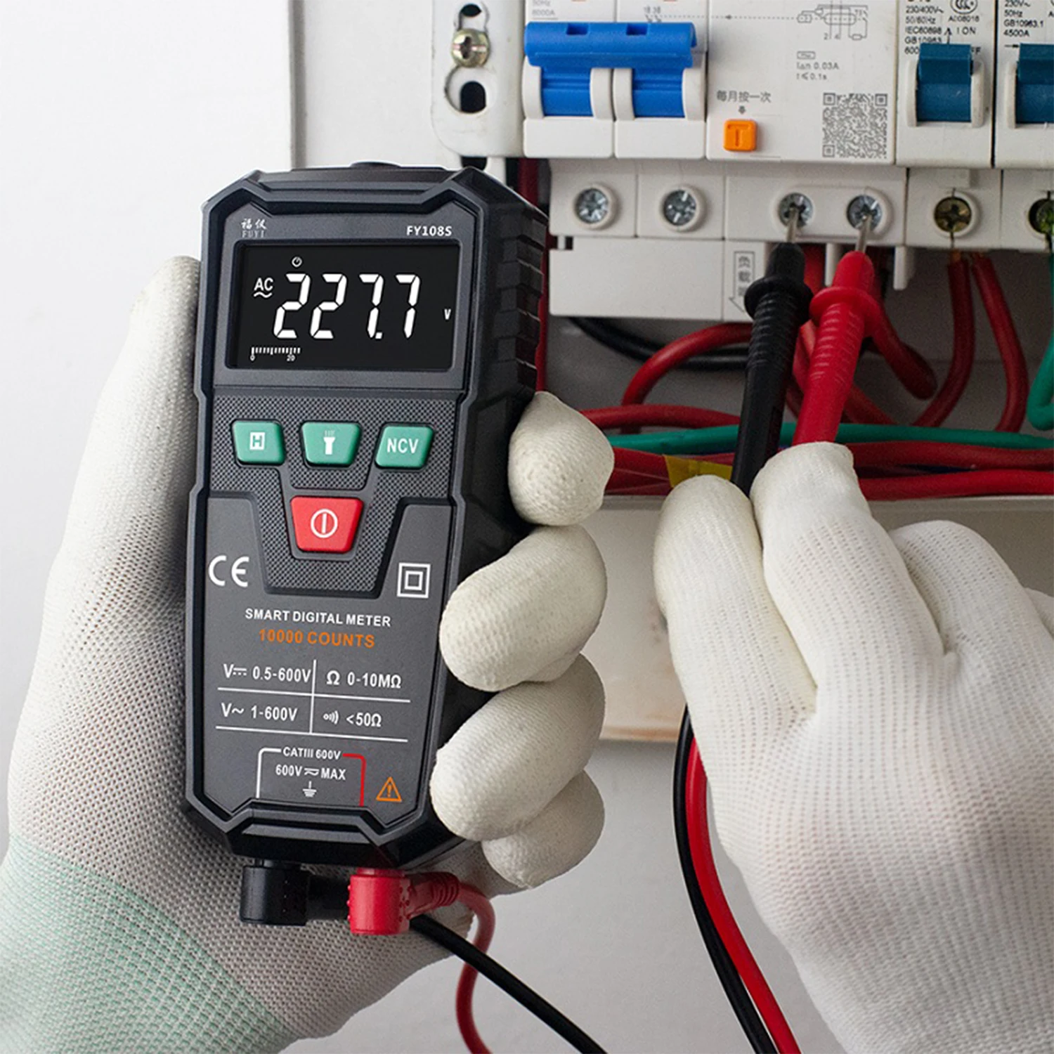 Цифровой мультиметр с ЖК дисплеем Вольтметр постоянного и переменного тока