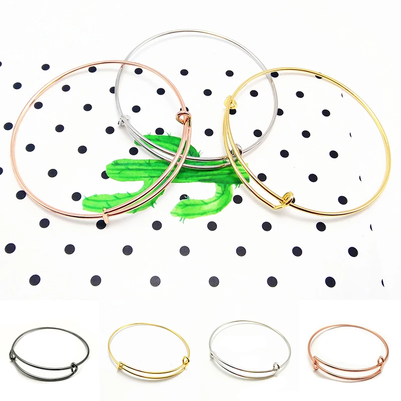 Женский Регулируемый браслет из стальной проволоки 1 шт. | Украшения и аксессуары