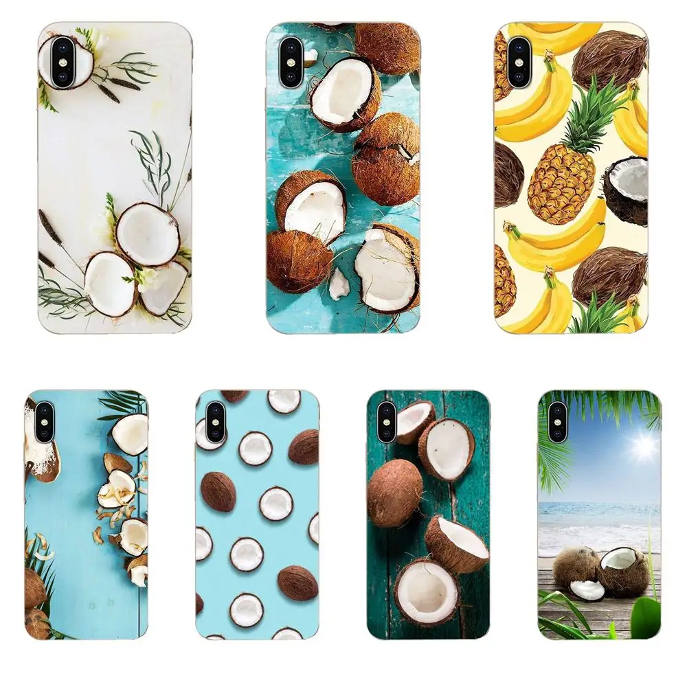 Мягкий чехол из ТПУ для Apple iPhone 11 Pro X XS Max XR 4 4S 5 5C 5S SE 6 6S 7 8 Plus Модный с фруктовым