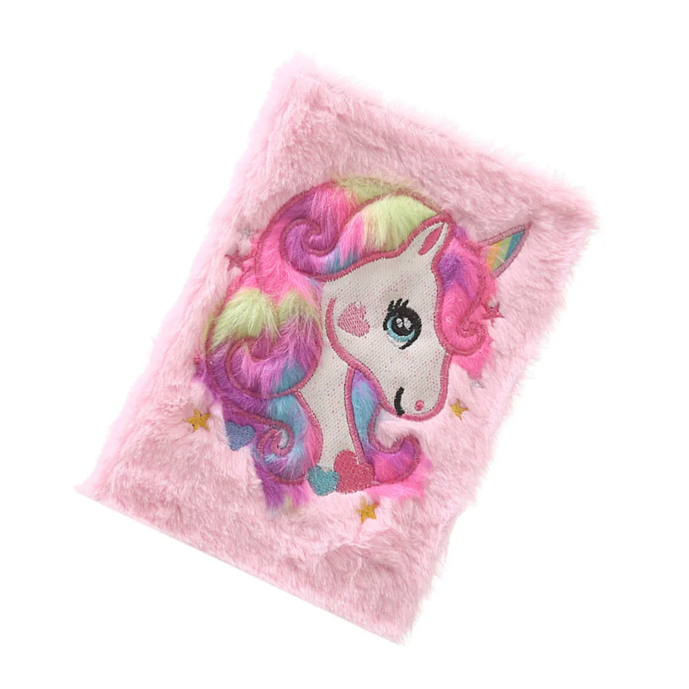 

Cartoon Fashion Stylish Plush Children Kids Journal Notebook (Light)