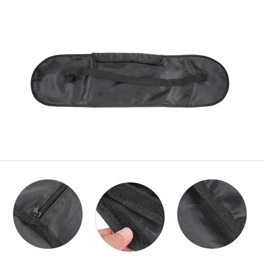 

Skateboard Backpack Portable Carry Bag Scooter Rucksack for Outdoor (Black)