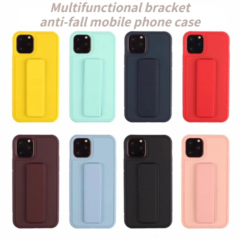 

New Leather Wristband Phone Case For Iphone 11 12 13pro Max X Xs Xr 6 7Plus Multifunctional Bracket Anti-fall Mobile Phone Cover