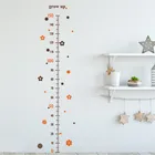 Мультяшная детская Настенная Наклейка с измерением роста, линейка для роста, наклейки, украшение для детской комнаты, обои, декор для детской комнаты, реквизит для фото