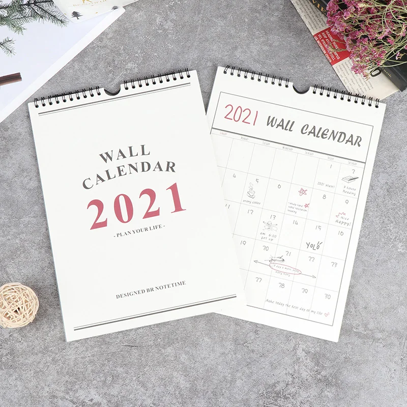 

2021 Desk Calendar Hand-Painted DIY Daily Schedule Monthly WorkNote Schedule Wall Calendar Agenda Planner Calendar