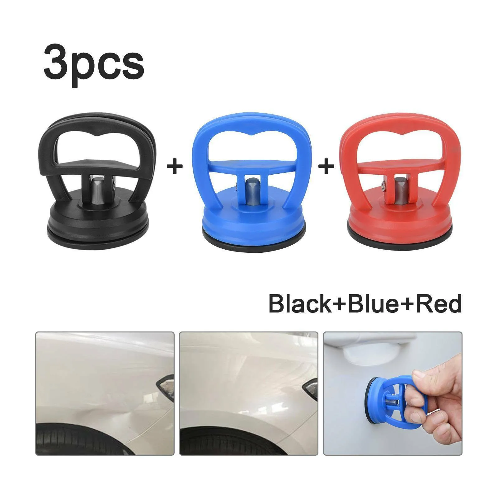 

3pcs Universal Car Dent Repair Puller Suction Cup Auto Suction Cup Removal Tool New And High Quality