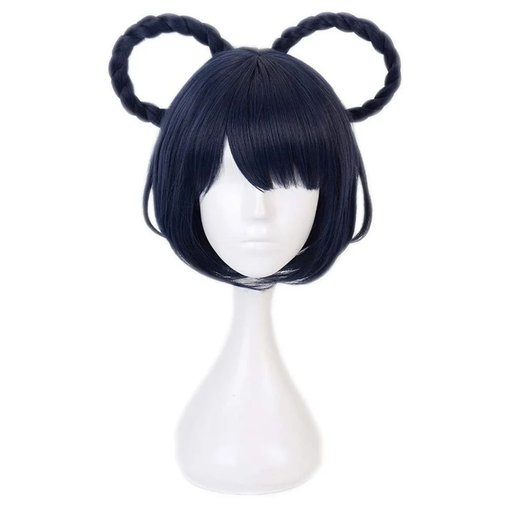 

Genshin Impact Xiangling Cosplay Wig Heat Resistant Synthetic Hair Carnival Halloween Party Props