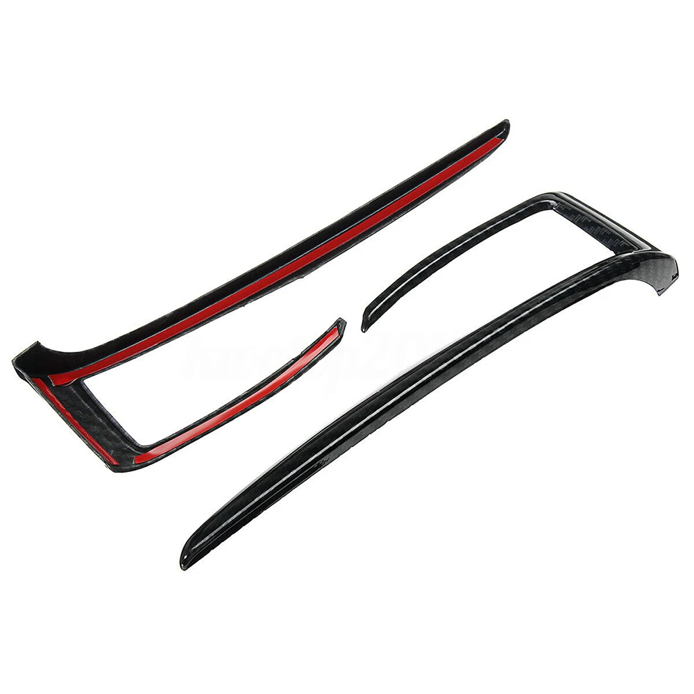 Коробка передач 2 шт. карбоновая рамка переключения Накладка для Honda Civic 10th 2016 2017