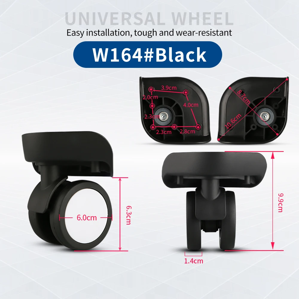 TANGYIPIN Macro ling A - 815 Trolley case wheels repair accessories universal pulley password suitcase high-quality replacement