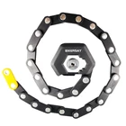 Складной велосипедный замок с защитой от кражи, замок для горного и дорожного велосипеда Гамбурга, высокая безопасность, защита от разрезания, замок на цепь для электроскутера