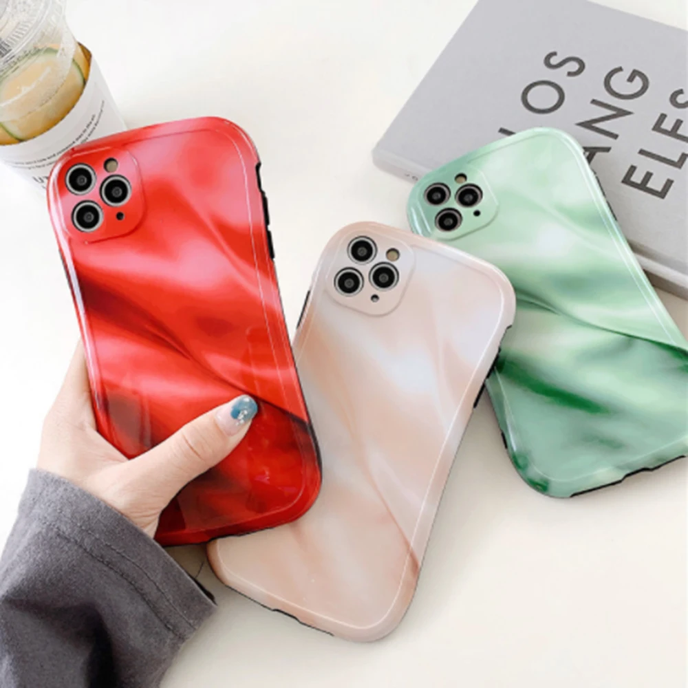 (3 вида цветов) креативный Шелковый узор мягкий чехол из ТПУ для телефона iPhone 11 Pro