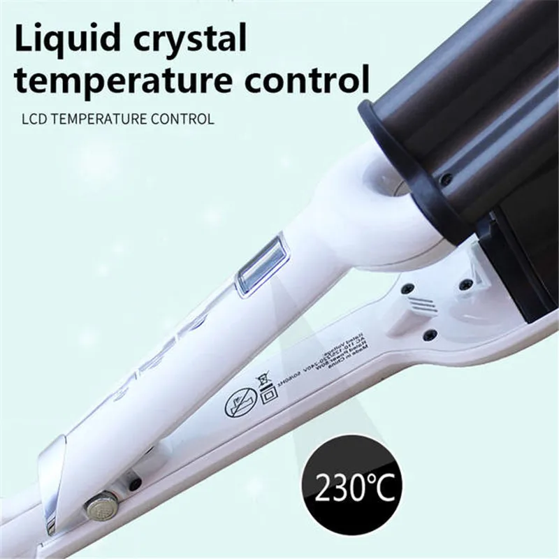 

Cone head curler anion U-shaped water ripple butterfly plate large curling iron wave electric splint