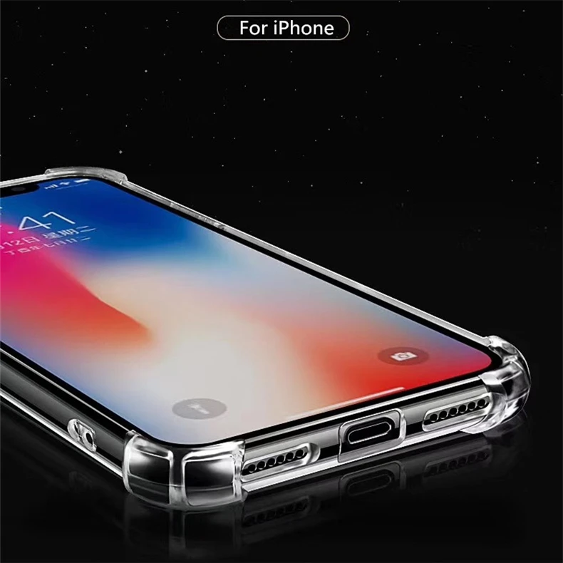 Мягкий ТПУ чехол для телефона для iphone 8 7 6 6s Plus X Xr чехол для iphone 11 Pro Xs MAX 5 SE 5S чехол Простой Прозрачный чехол