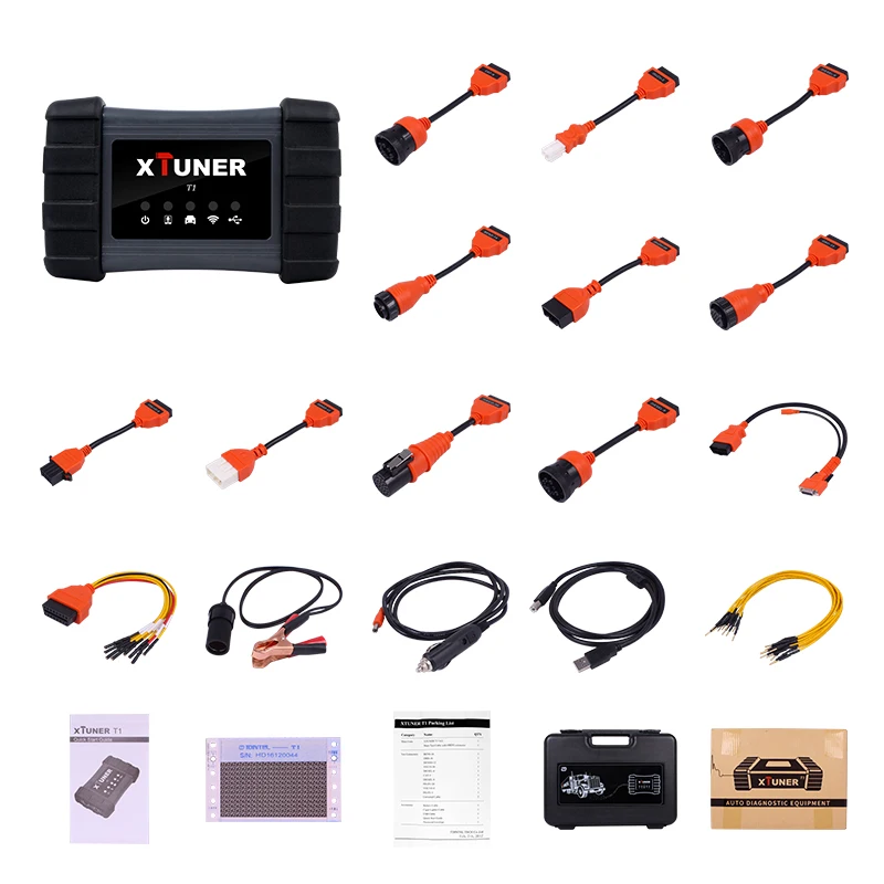 Сканер xтюнер T1 для тяжелых грузовиков Автомобильный сканер подушек