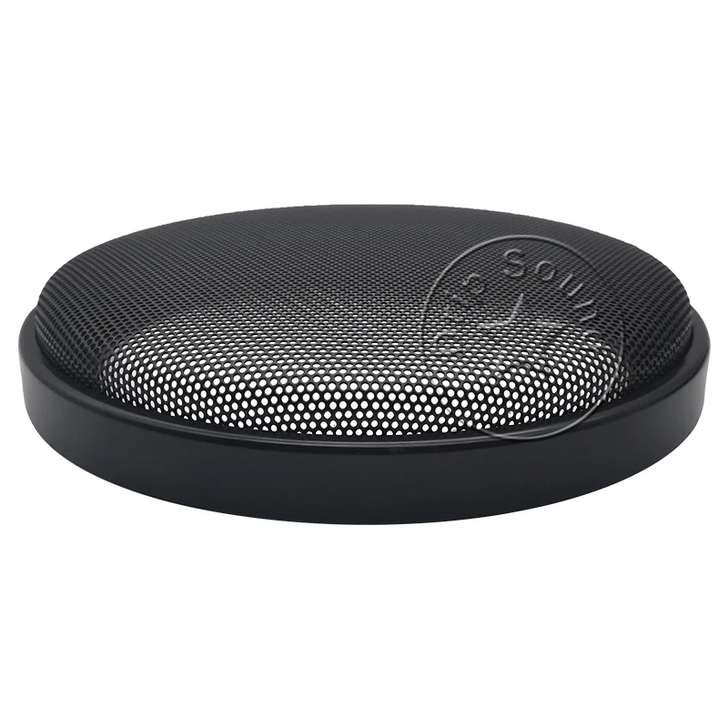 For 6.5&quot Speaker Grill Cover Hige-grade Car Home Audio Conversion Net Decorative Circle Metal Mesh Protection 181mm #Black |