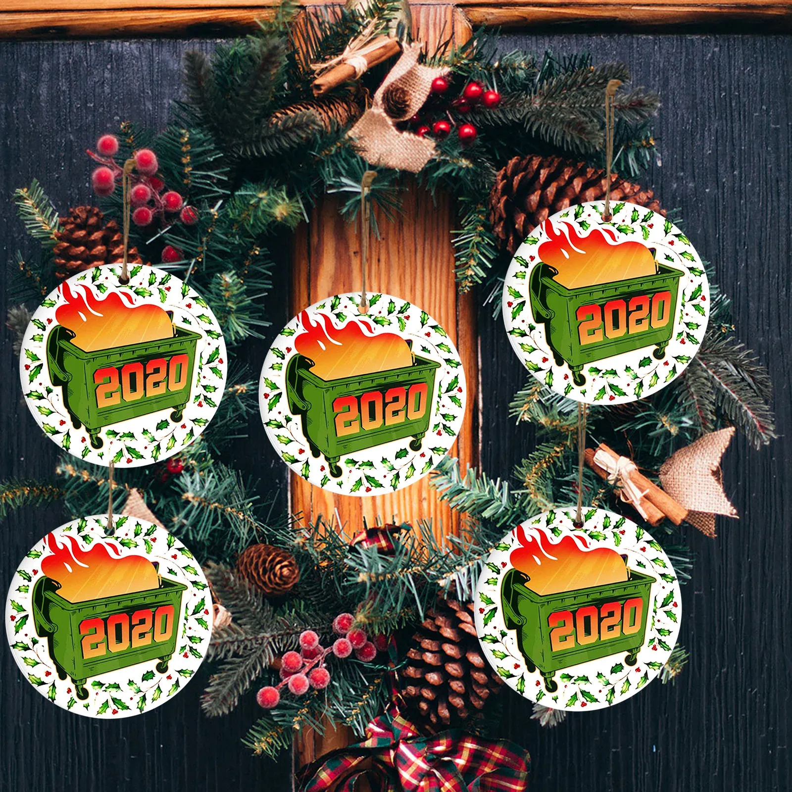 

2020 Christmas Gift Our First Christmas In Our New Home Christmas Tree Decorations Ornament Decoration For Home Navidad#40