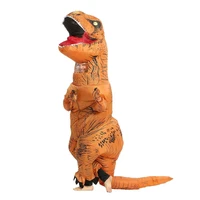 t rex inflatable dinosaur costume for adult kids men women halloween costume dino cosplay cartoon anime party
