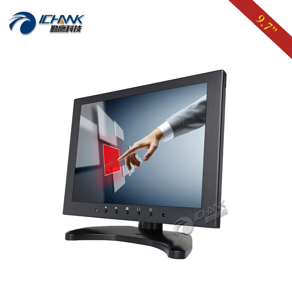 ZB097TC 591R/9 7 дюймов 1024x768 USB HDMI VGA стенд настенный металлический чехол промышленное