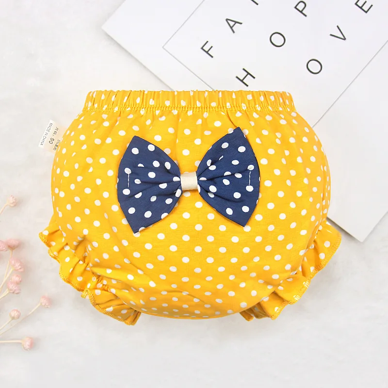 4 штуки Цвета Элегантные детские штаны для девочек Подгузники многоразовые