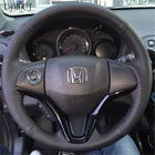 Чехол на руль для Honda 10 поколения Civic19 CR-V Crider Accord XRV Vezel под заказ кожаный замшевый чехол на руль автомобильные аксессуары