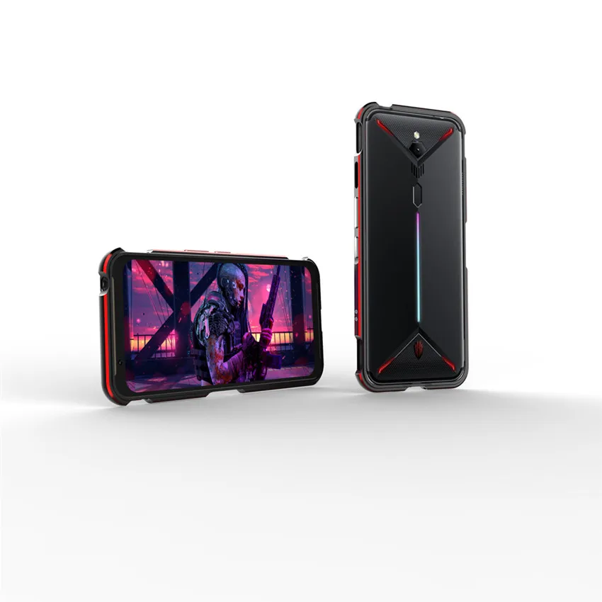 Nubia Red Magic 3 чехол металлический каркас двойной цвет Алюминиевый Бампер Защитный чехол для Красный волшебный 3 Чехол