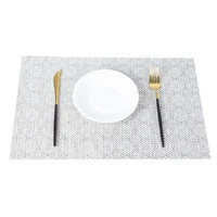 45x30cm pvc washable heat insulation mat dinning table bowl dish pad placemat