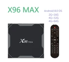 ТВ-приставка X96 Max +, Android 9,0, 2 ГБ + 16 ГБ4 Гб + 32 ГБ4 Гб + 64 ГБ, Amlogic S905X2, H.265, 4K, медиаплеер, USB 3,0, ТВ-приставка PK X96, мини-приставка