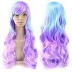 Soowee 13 цветов волнистый женский парик из высокотемпературного волокна синтетический шиньон длинные волосы Омбре Косплей парики