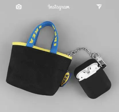 6 Роскошный модный INS Кошелек для монет Storag ewallet чехол для наушников для Apple аксессуары для airpods милый силиконовый чехол - Цвет: 6
