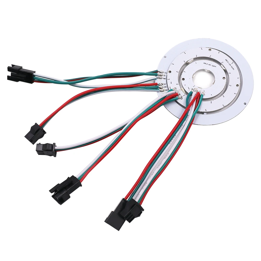 WS2812B светодиодный чип и радиатор 1 8 12 16 24 32 40 48 60 93 241 s 5V 5050 RGB WS2811