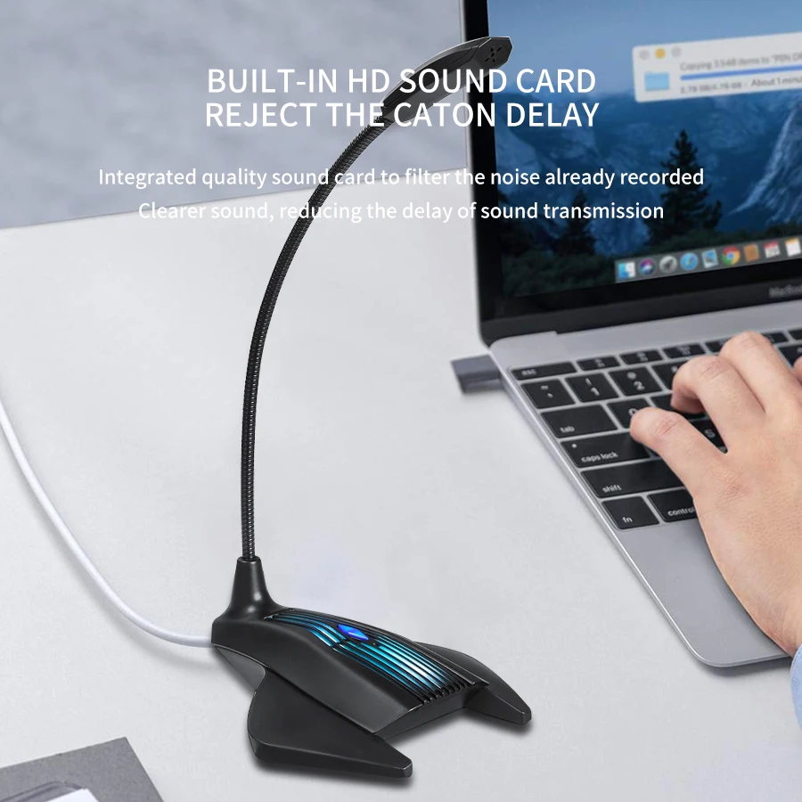 MAMEN настольный USB и 3,5 мм разъем конденсатор микрофон игра микрофон для караоке для компьютера играть поют встречи Live Microfono