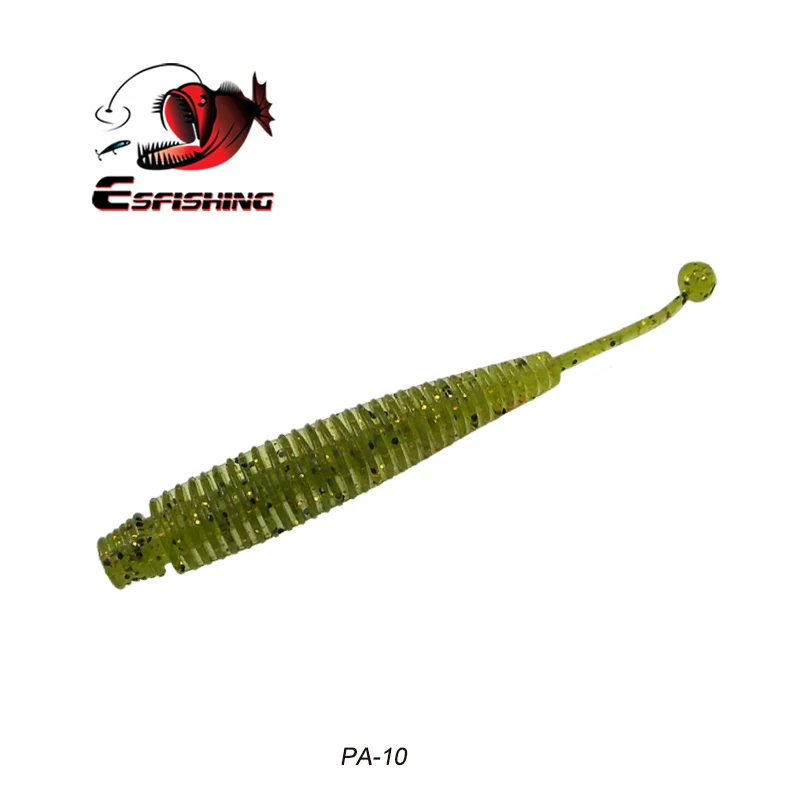 PA10 Esfishing рыболовные воблеры, силиконовые приманки, весна Shad, 10 см, 4,5 г, 6 шт., воблеры для рыбалки, мягкие приманки, снасти для рыбалки на карпа, силиконовая приманка - Цвет: PA10