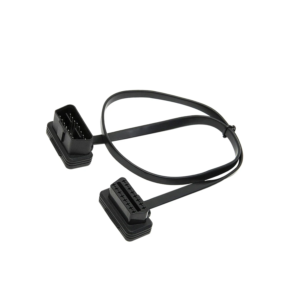 Новый Удлинительный шнур OBD2 OBDII 60 см 16Pin ELM327 штекер удлинитель OBD 2 автомобильный