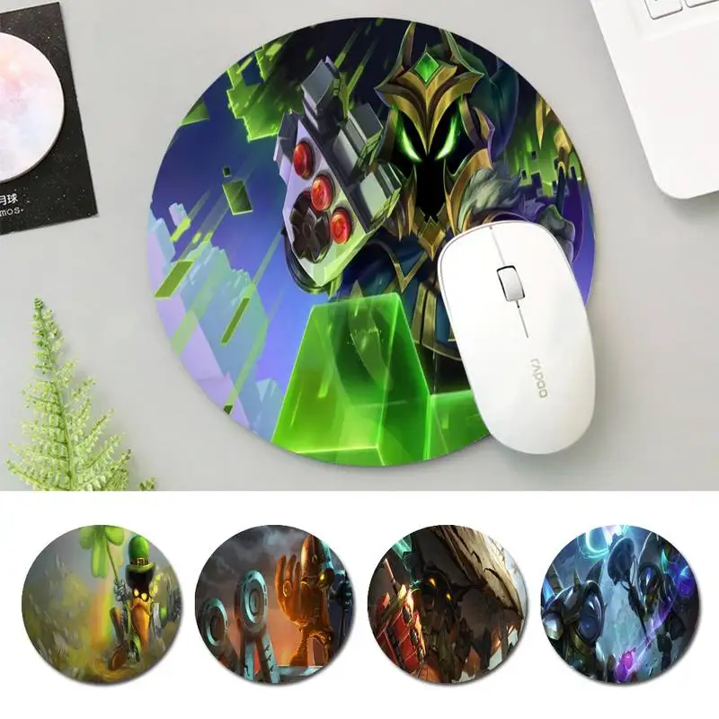 

Dropshipping LOL Veigar office Pad Round Pads Family Laptop Gamer Rubber Mouse Mat MousePad Desk Gaming Mousepad Cup Mat