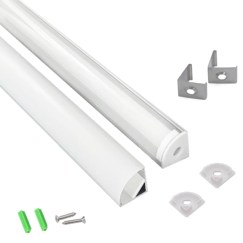 Светодиодная лента 40 дюймов 1 м алюминиевый профиль 5 12 мм ширина В 24 5050 3528 5630